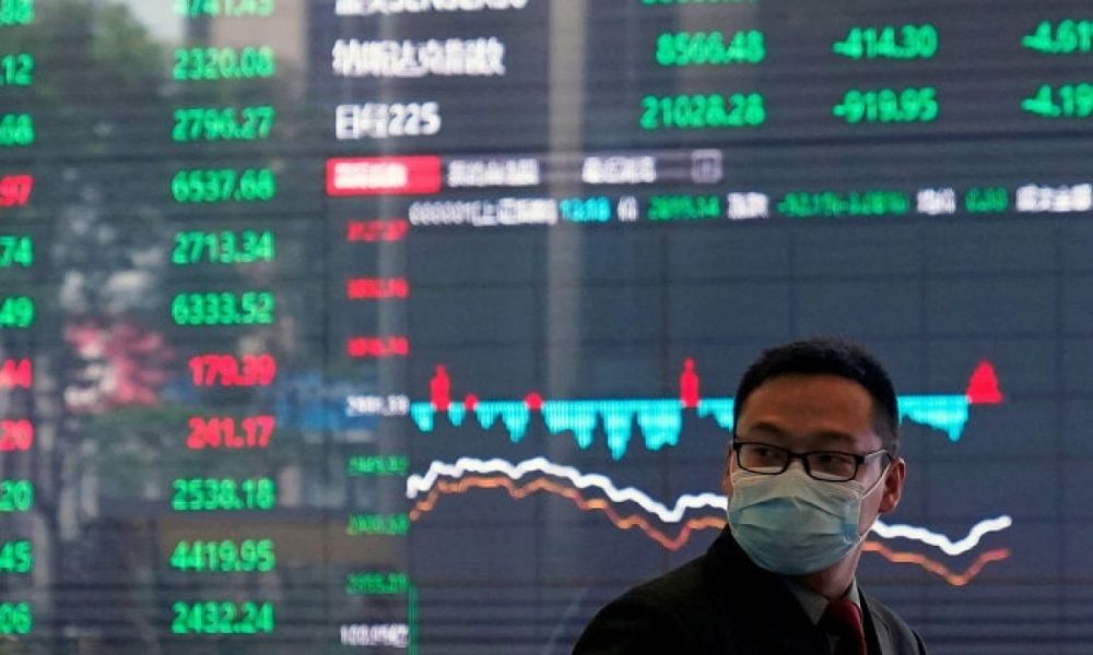 Asian Stocks Down as Powell Intensifies Fight Against Inflation